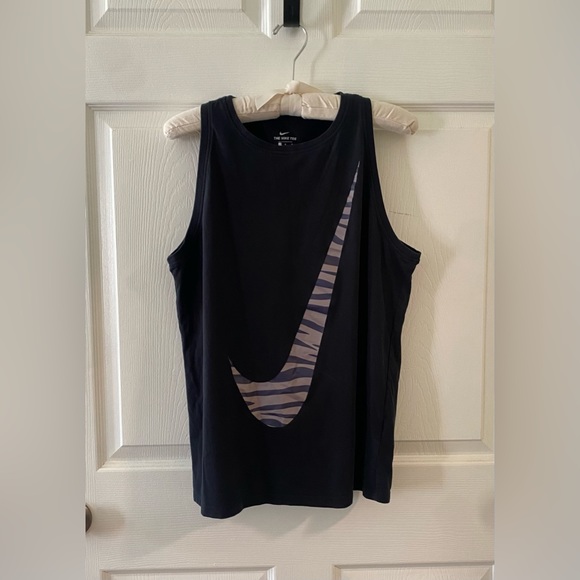 Nike Tops - Nike Tee Tank Top Striped Swoosh
